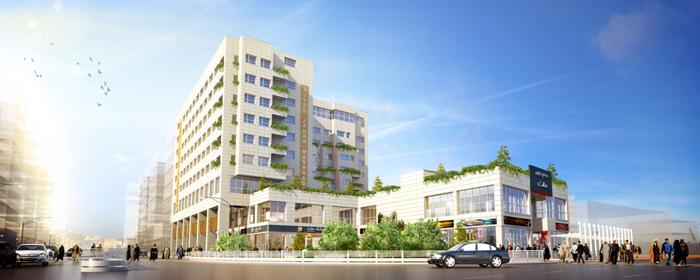 Designing the first and second phase of Salsabil residential – commercial complex