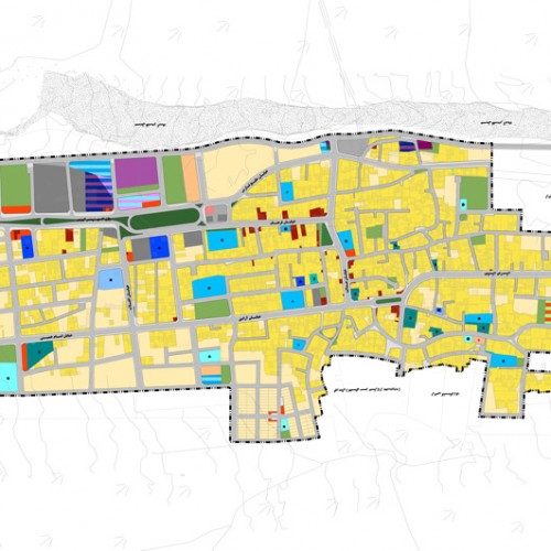 نقشه کاربری های طرح پیشنهادی